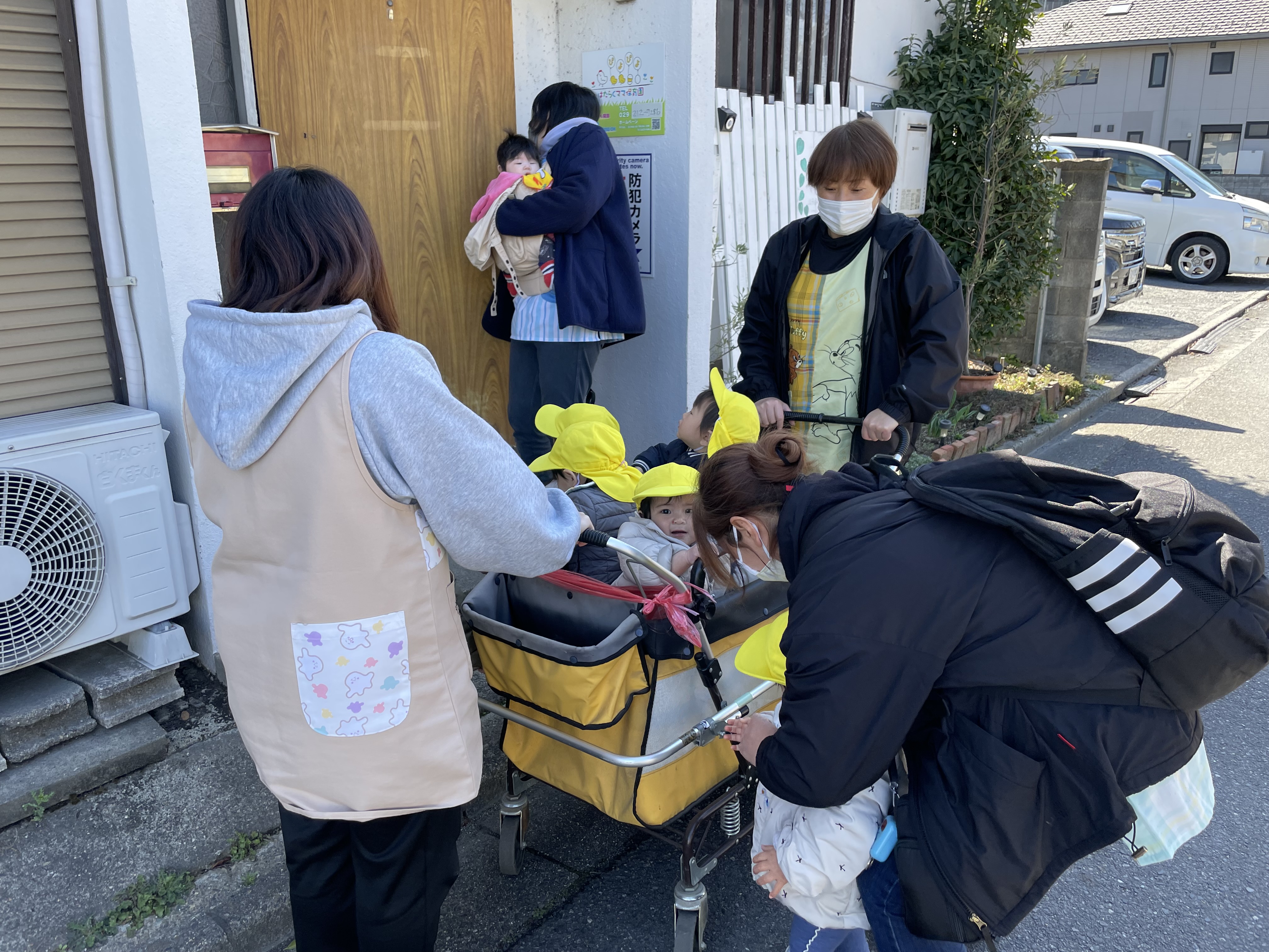 みんなでお散歩